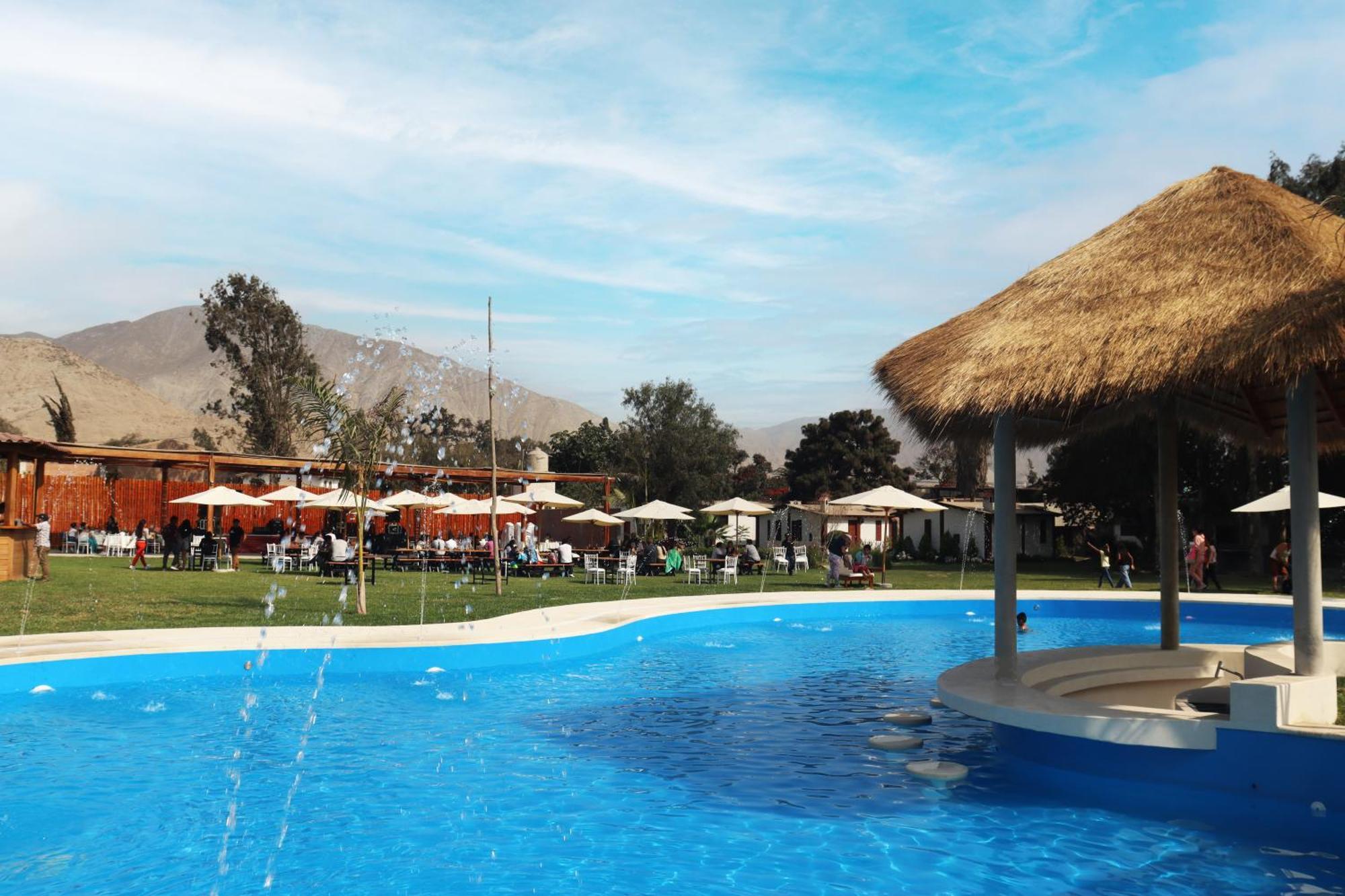 Los Andes - Restaurant & Bungalows Cieneguilla Exterior foto