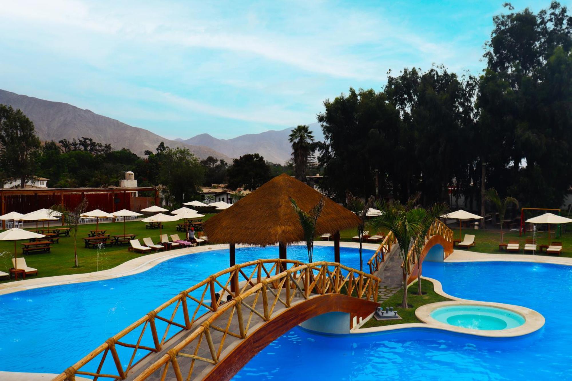Los Andes - Restaurant & Bungalows Cieneguilla Exterior foto
